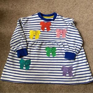 Mini Boden heavyweight tunic dress sweater 4-6Y